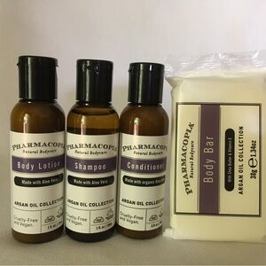 Pharmacopia Argon Oil Collection 4 piece travel bundle